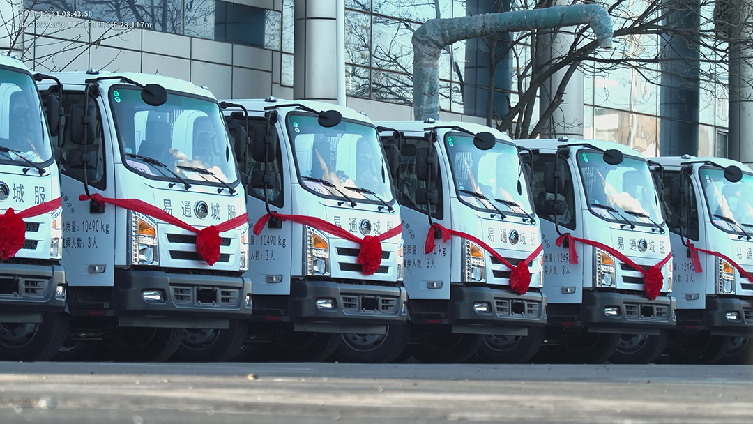 2025开门红！宇通新能源环卫车批量交付济南！