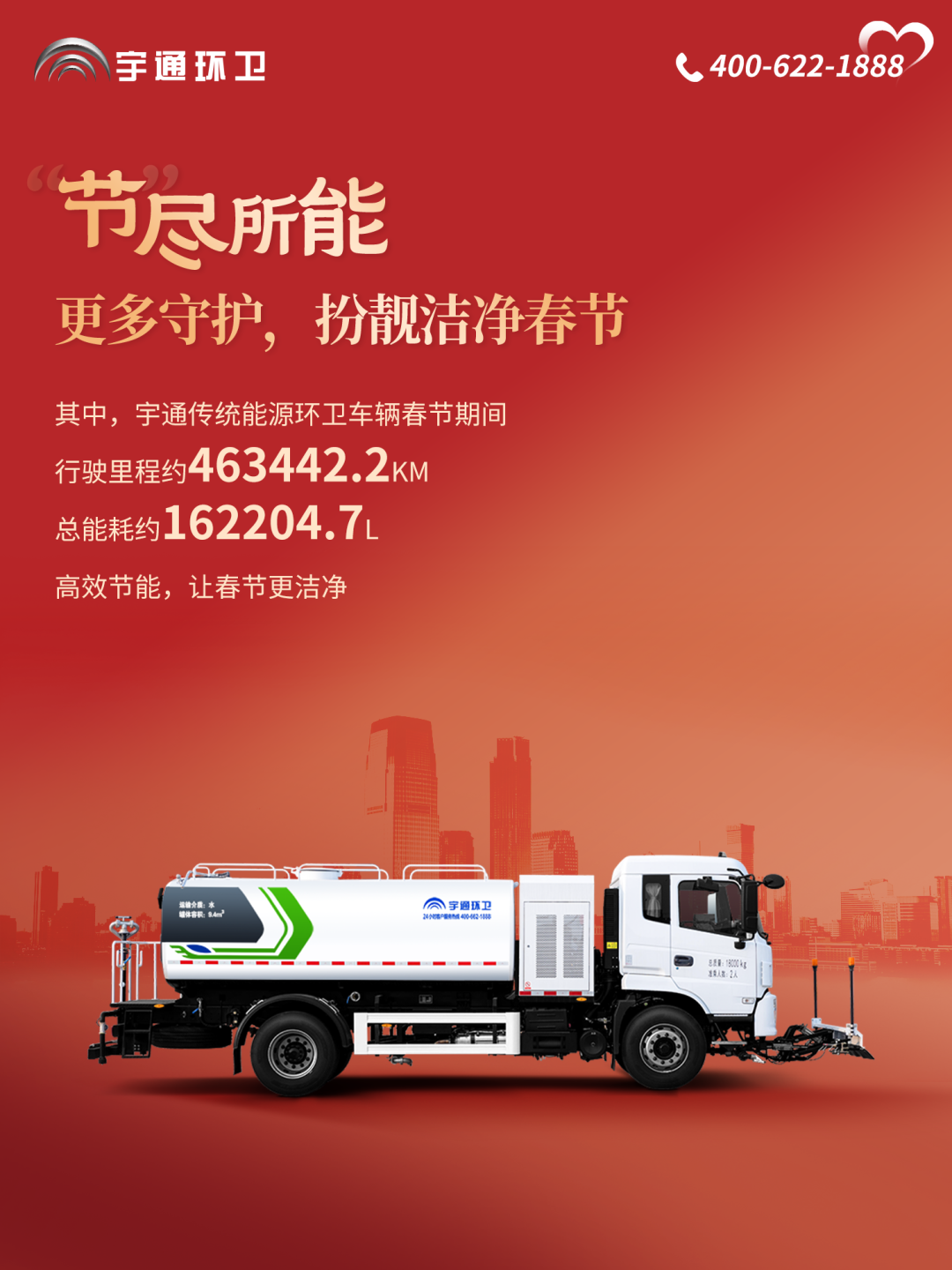 服务用心 年味更浓丨宇通环卫守护春节幸福时光
