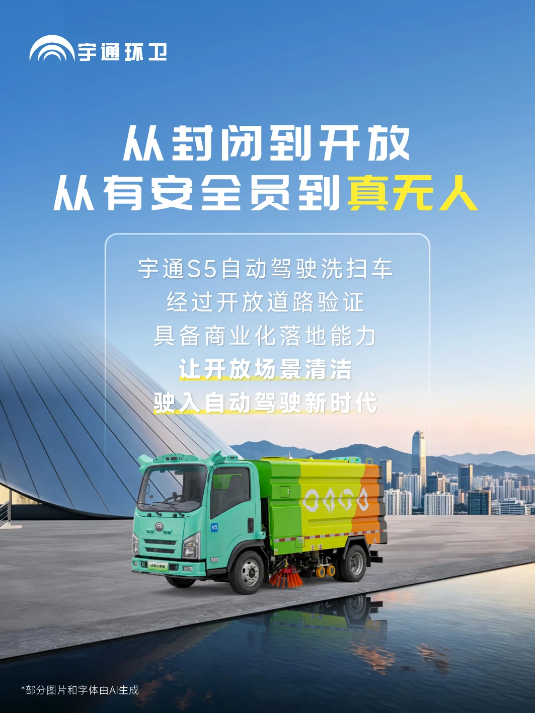 6图读懂S5自动驾驶洗扫车凭什么能上开放路