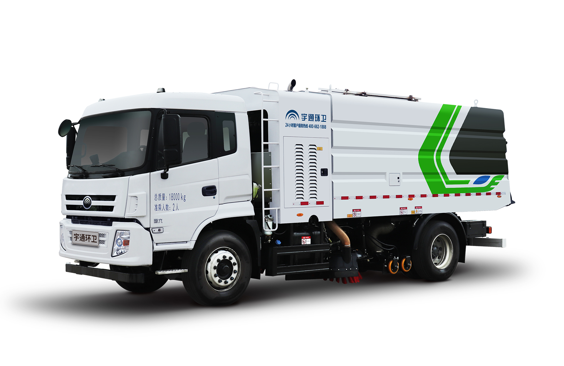18t扫路车

 宇通环卫干式扫路车具有滤芯除尘、吸扫结合、作业过程无需加水等特点，适用于水量较少的地区和寒冷地区。